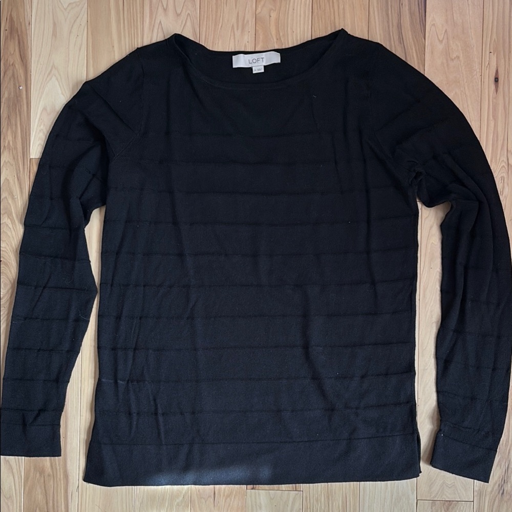 LOFT Elegant Black Sweater